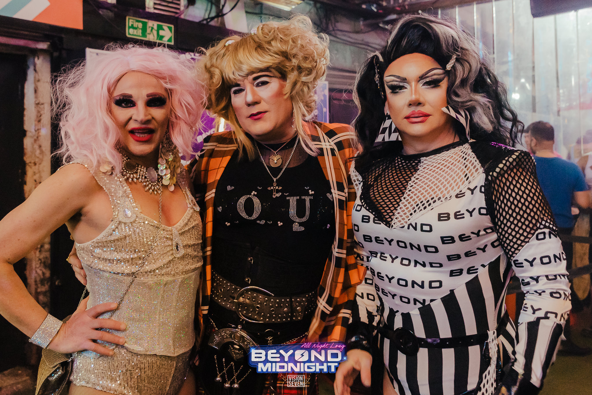 Image of drag hosts Beyond Midnight